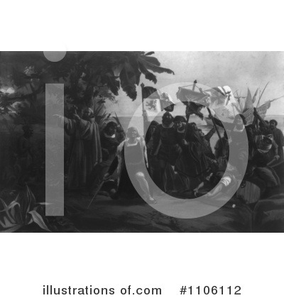 Royalty-Free (RF) Christopher Columbus Clipart Illustration by JVPD - Stock Sample #1106112