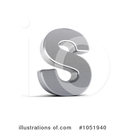 Chrome Letter Clipart #1051940 by stockillustrations