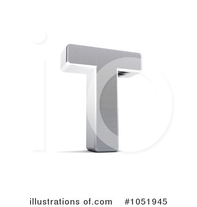 Chrome Letter Clipart #1051945 by stockillustrations