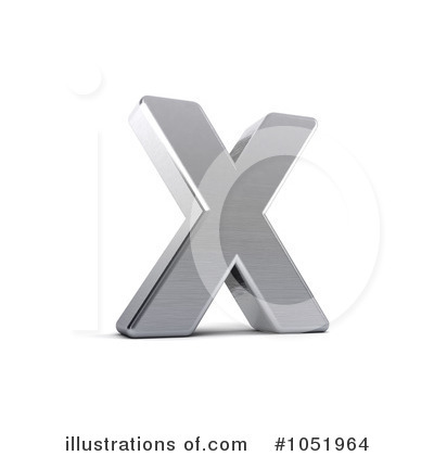 Chrome Letter Clipart #1051964 by stockillustrations