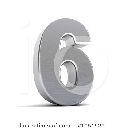 Royalty-Free (RF) Chrome Number Clipart Illustration by stockillustrations - Stock Sample #1051929