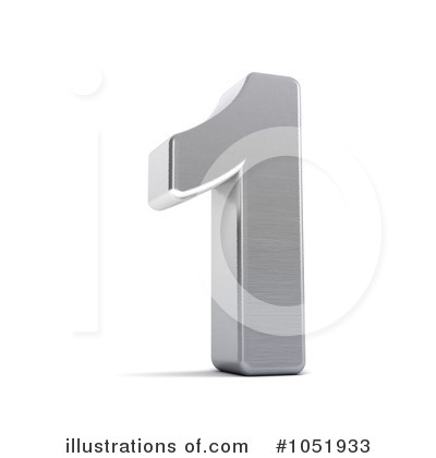 Royalty-Free (RF) Chrome Number Clipart Illustration by stockillustrations - Stock Sample #1051933