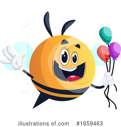 Royalty-Free (RF) Chubby Bee Clipart Illustration by Morphart Creations - Stock Sample #1659463