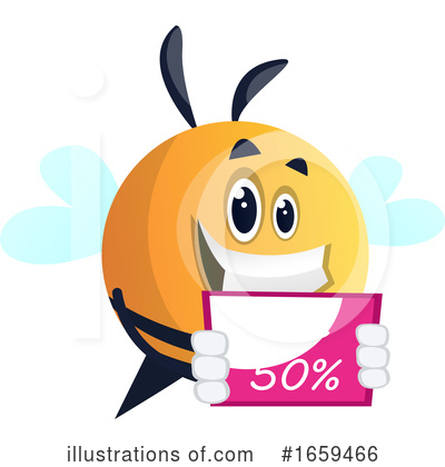 Royalty-Free (RF) Chubby Bee Clipart Illustration by Morphart Creations - Stock Sample #1659466