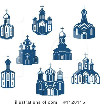 Royalty-Free (RF) Church Clipart Illustration by Vector Tradition SM - Stock Sample #1120115
