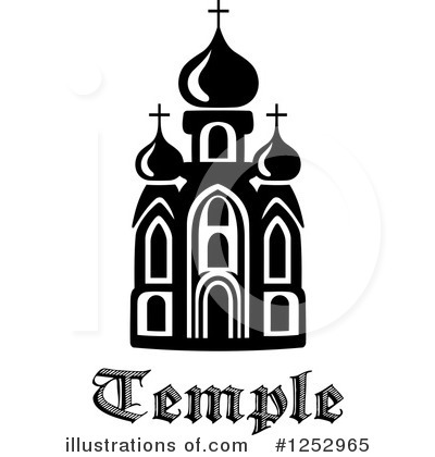 Royalty-Free (RF) Church Clipart Illustration by Vector Tradition SM - Stock Sample #1252965