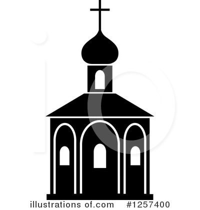 Royalty-Free (RF) Church Clipart Illustration by Vector Tradition SM - Stock Sample #1257400