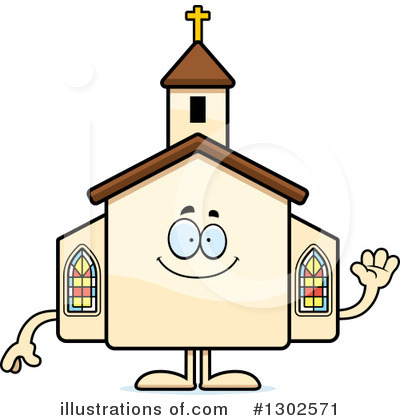 Royalty-Free (RF) Church Clipart Illustration by Cory Thoman - Stock Sample #1302571