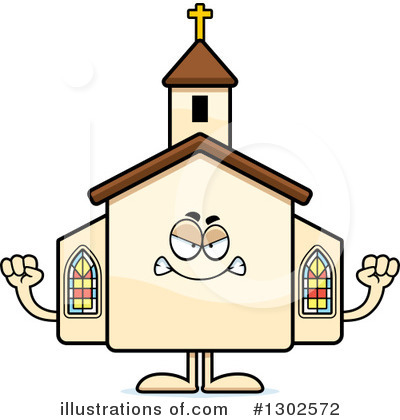 Royalty-Free (RF) Church Clipart Illustration by Cory Thoman - Stock Sample #1302572