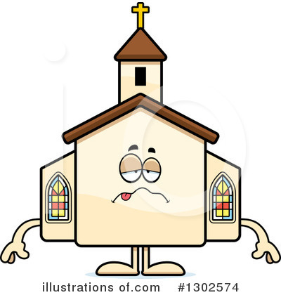 Royalty-Free (RF) Church Clipart Illustration by Cory Thoman - Stock Sample #1302574