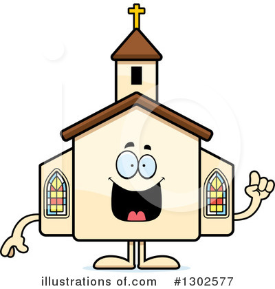 Royalty-Free (RF) Church Clipart Illustration by Cory Thoman - Stock Sample #1302577