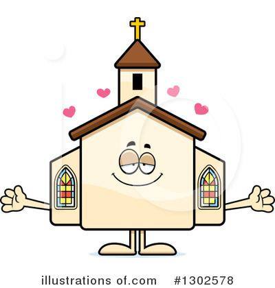Royalty-Free (RF) Church Clipart Illustration by Cory Thoman - Stock Sample #1302578