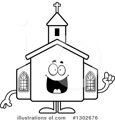 Royalty-Free (RF) Church Clipart Illustration by Cory Thoman - Stock Sample #1302676