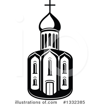 Royalty-Free (RF) Church Clipart Illustration by Vector Tradition SM - Stock Sample #1332385