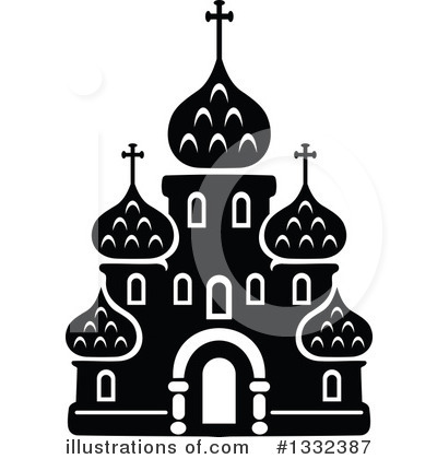 Royalty-Free (RF) Church Clipart Illustration by Vector Tradition SM - Stock Sample #1332387
