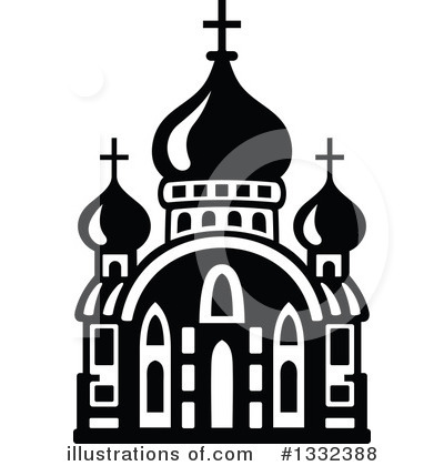 Royalty-Free (RF) Church Clipart Illustration by Vector Tradition SM - Stock Sample #1332388