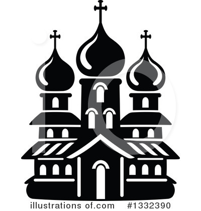 Royalty-Free (RF) Church Clipart Illustration by Vector Tradition SM - Stock Sample #1332390