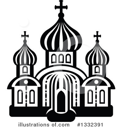 Royalty-Free (RF) Church Clipart Illustration by Vector Tradition SM - Stock Sample #1332391
