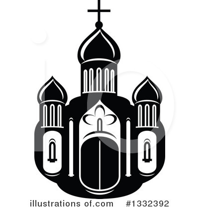 Royalty-Free (RF) Church Clipart Illustration by Vector Tradition SM - Stock Sample #1332392