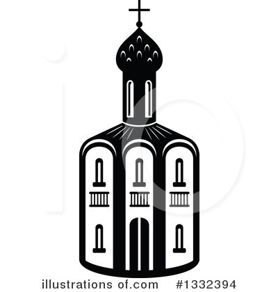 Royalty-Free (RF) Church Clipart Illustration by Vector Tradition SM - Stock Sample #1332394