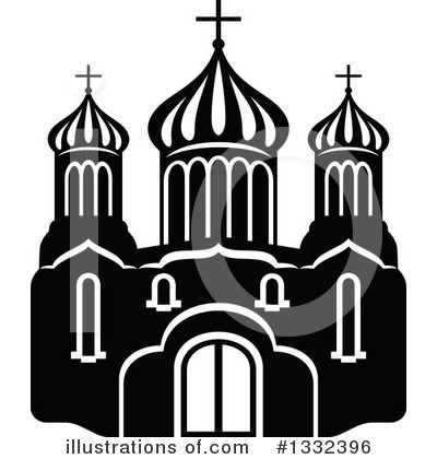 Royalty-Free (RF) Church Clipart Illustration by Vector Tradition SM - Stock Sample #1332396