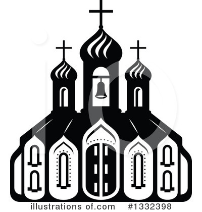 Royalty-Free (RF) Church Clipart Illustration by Vector Tradition SM - Stock Sample #1332398