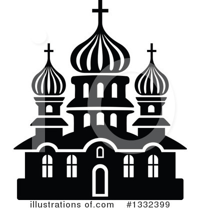 Royalty-Free (RF) Church Clipart Illustration by Vector Tradition SM - Stock Sample #1332399