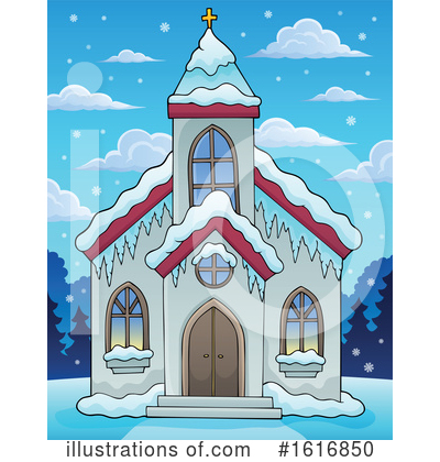 Royalty-Free (RF) Church Clipart Illustration by visekart - Stock Sample #1616850