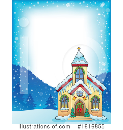 Royalty-Free (RF) Church Clipart Illustration by visekart - Stock Sample #1616855