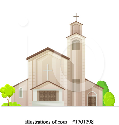 Royalty-Free (RF) Church Clipart Illustration by Vector Tradition SM - Stock Sample #1701298