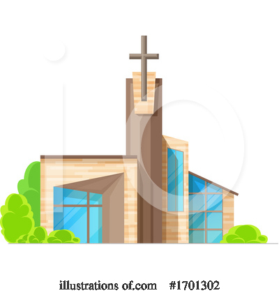 Royalty-Free (RF) Church Clipart Illustration by Vector Tradition SM - Stock Sample #1701302