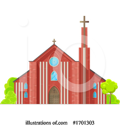 Royalty-Free (RF) Church Clipart Illustration by Vector Tradition SM - Stock Sample #1701303