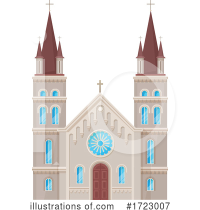Royalty-Free (RF) Church Clipart Illustration by Vector Tradition SM - Stock Sample #1723007