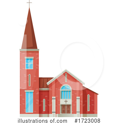 Royalty-Free (RF) Church Clipart Illustration by Vector Tradition SM - Stock Sample #1723008