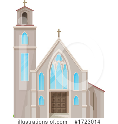 Royalty-Free (RF) Church Clipart Illustration by Vector Tradition SM - Stock Sample #1723014