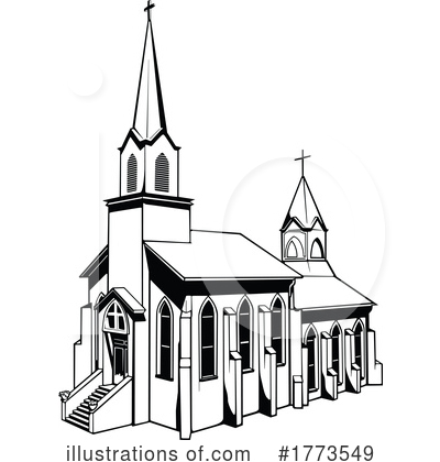Royalty-Free (RF) Church Clipart Illustration by dero - Stock Sample #1773549