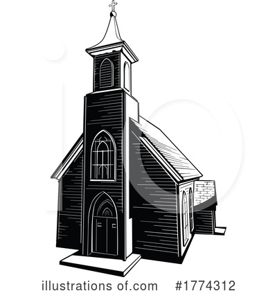 Royalty-Free (RF) Church Clipart Illustration by dero - Stock Sample #1774312