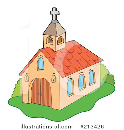 Royalty-Free (RF) Church Clipart Illustration by visekart - Stock Sample #213426