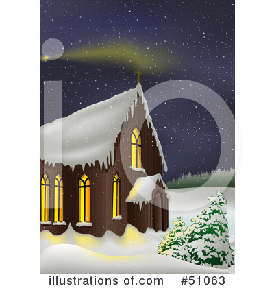 Royalty-Free (RF) Church Clipart Illustration by dero - Stock Sample #51063