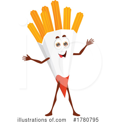 Royalty-Free (RF) Churro Clipart Illustration by Vector Tradition SM - Stock Sample #1780795