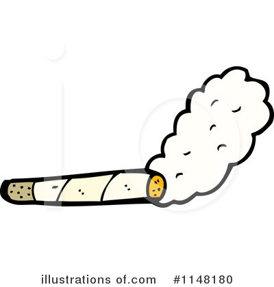 Royalty-Free (RF) Cigarette Clipart Illustration by lineartestpilot - Stock Sample #1148180