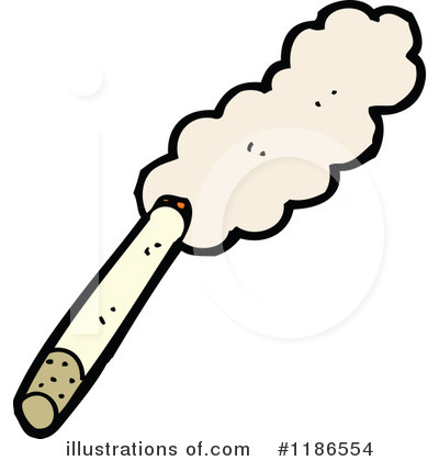 Royalty-Free (RF) Cigarette Clipart Illustration by lineartestpilot - Stock Sample #1186554