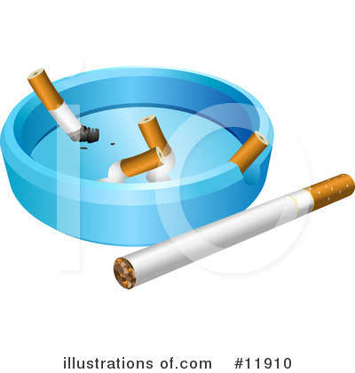Cigarette Clipart #11910 by AtStockIllustration