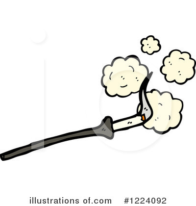 Royalty-Free (RF) Cigarette Clipart Illustration by lineartestpilot - Stock Sample #1224092