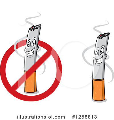 Royalty-Free (RF) Cigarette Clipart Illustration by Vector Tradition SM - Stock Sample #1258813