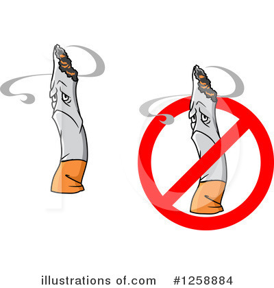 Royalty-Free (RF) Cigarette Clipart Illustration by Vector Tradition SM - Stock Sample #1258884