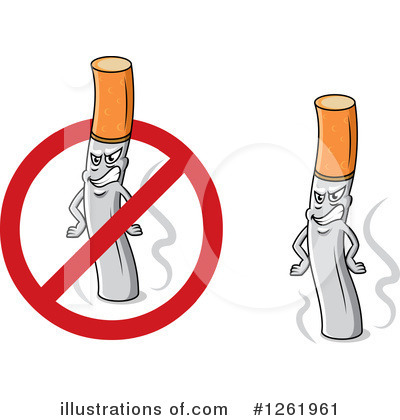 Royalty-Free (RF) Cigarette Clipart Illustration by Vector Tradition SM - Stock Sample #1261961