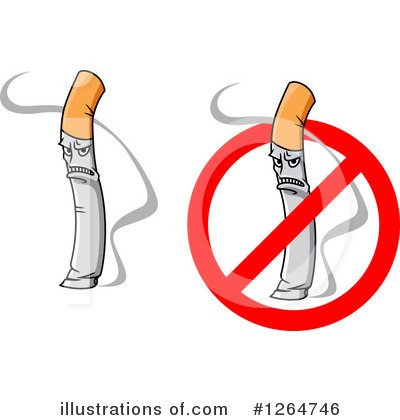 Royalty-Free (RF) Cigarette Clipart Illustration by Vector Tradition SM - Stock Sample #1264746