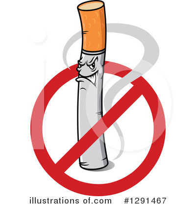 Cigarette Mascot Clipart #1291467 by Vector Tradition SM