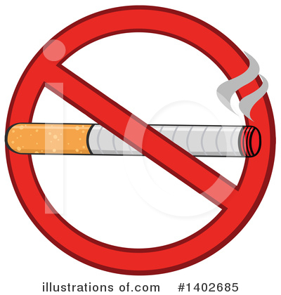 Royalty-Free (RF) Cigarette Clipart Illustration by Hit Toon - Stock Sample #1402685